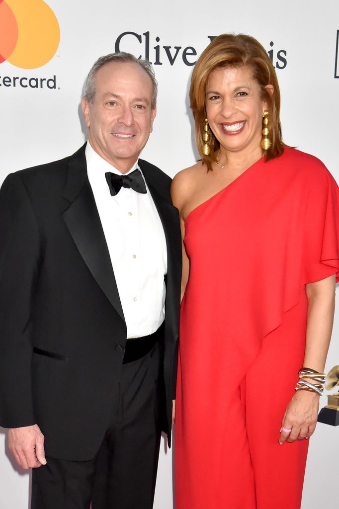 Joel Schiffman and Hoda Kotb attend the Clive Davis and Recording Academy Pre-GRAMMY Gala and GRAMMY Salute to Industry Icons Honoring Jay-Z on January 27, 2018 in New York City