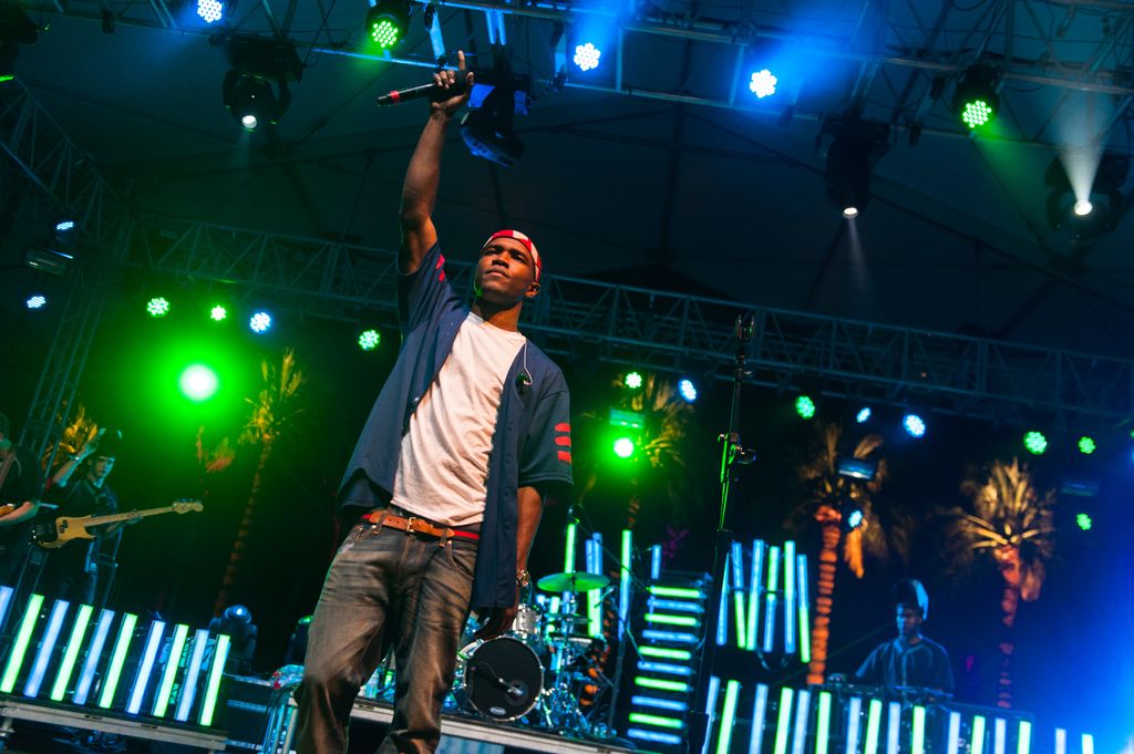 Frank Ocean performs as part of Day 1 of the 2012 Coachella 