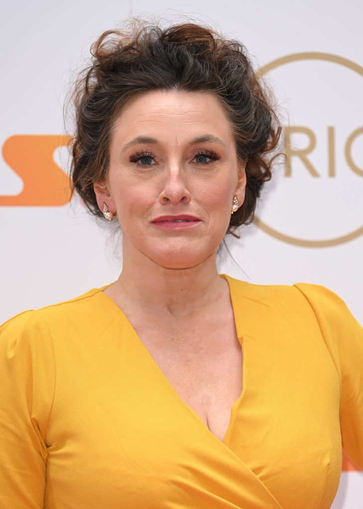 Grace Dent in a yellow dress