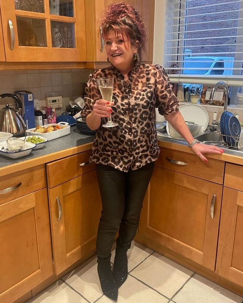 Jane Minty from Gogglebox in her kitchen