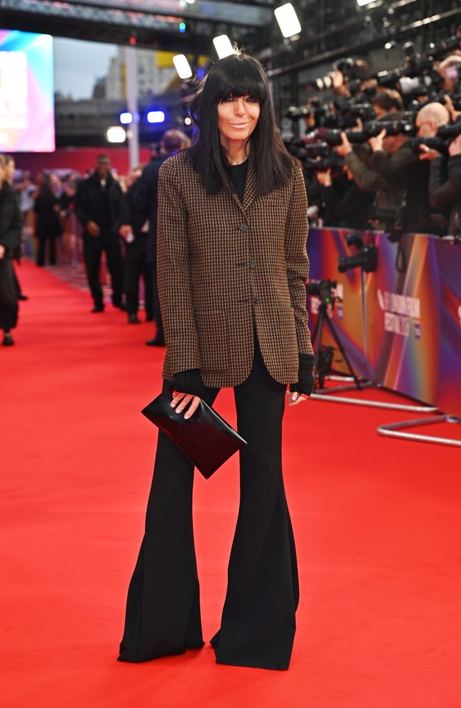 Claudia Winkleman attends the Headline Gala screening of "Is This Thing On?" during the 69th BFI London Film Festival at The Royal Festival Hall on October 14, 2025 in London, England. (Photo by Laura Rose/Dave Benett/WireImage)