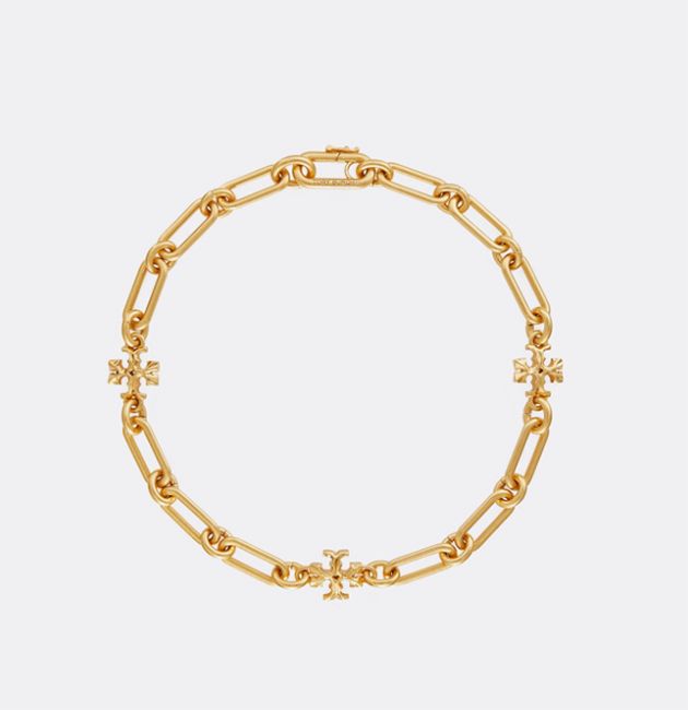 tory burch gold necklace
