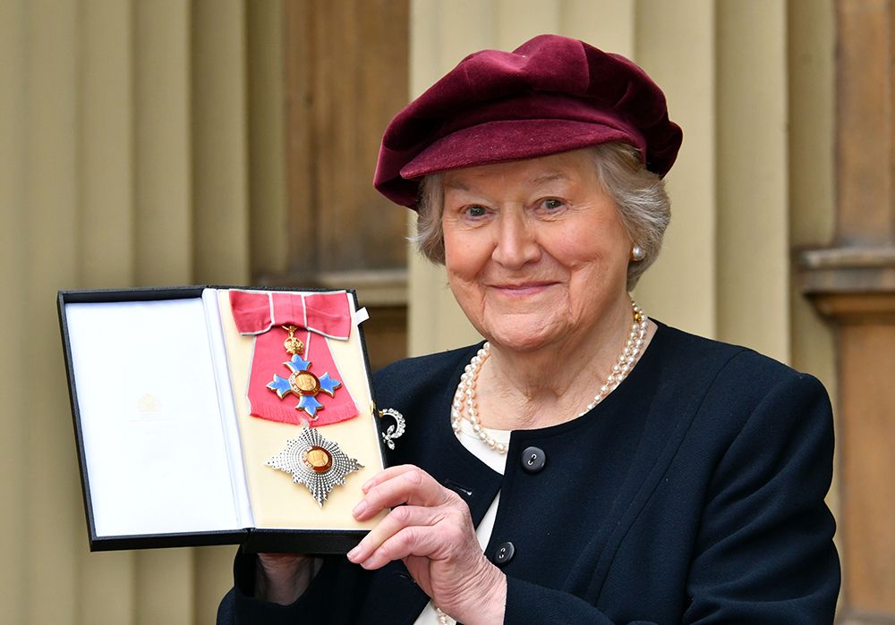 Patricia Routledge at Buckingham Palace