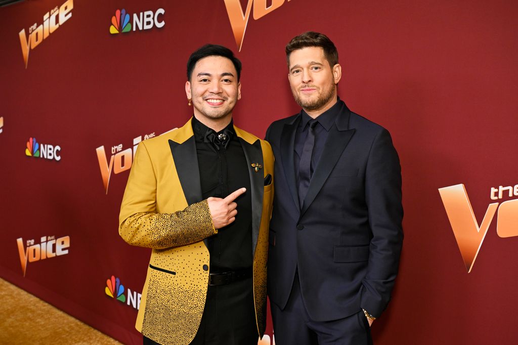 Sofronio Vasquez and Michael Buble