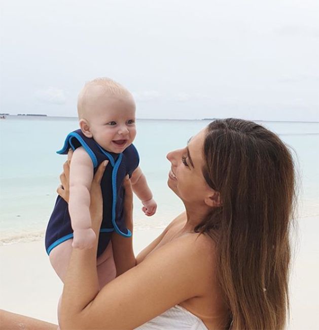 stacey solomon maldives with rex