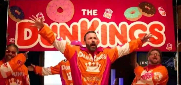 Ben in the Dunkin Super bowl ad