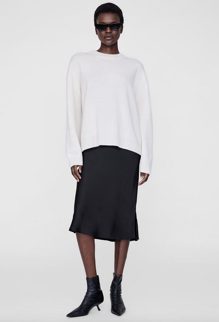 Anine Bing satin skirt