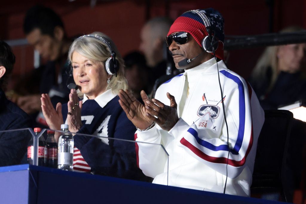 Snoop Dogg et Martha Stewart commentent pour NBC le patinage artistique féminin en patinage individuel - programme court