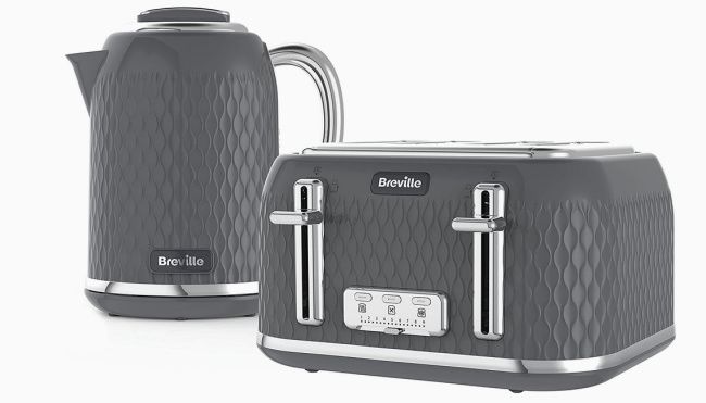 prince harry and meghan markle breville toaster kettle set grey