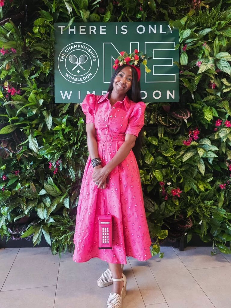 Angelica Bell in Wimbledon