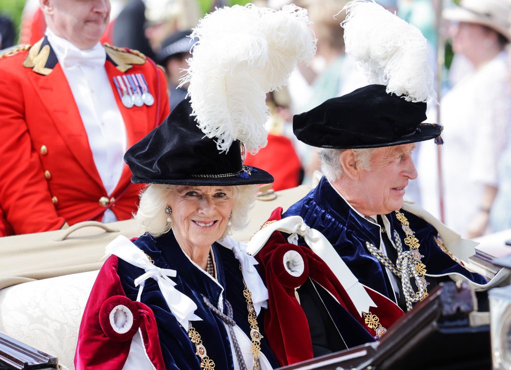King Charles didn't wear the correct robe to this year's Order of the Garter  ceremony – details