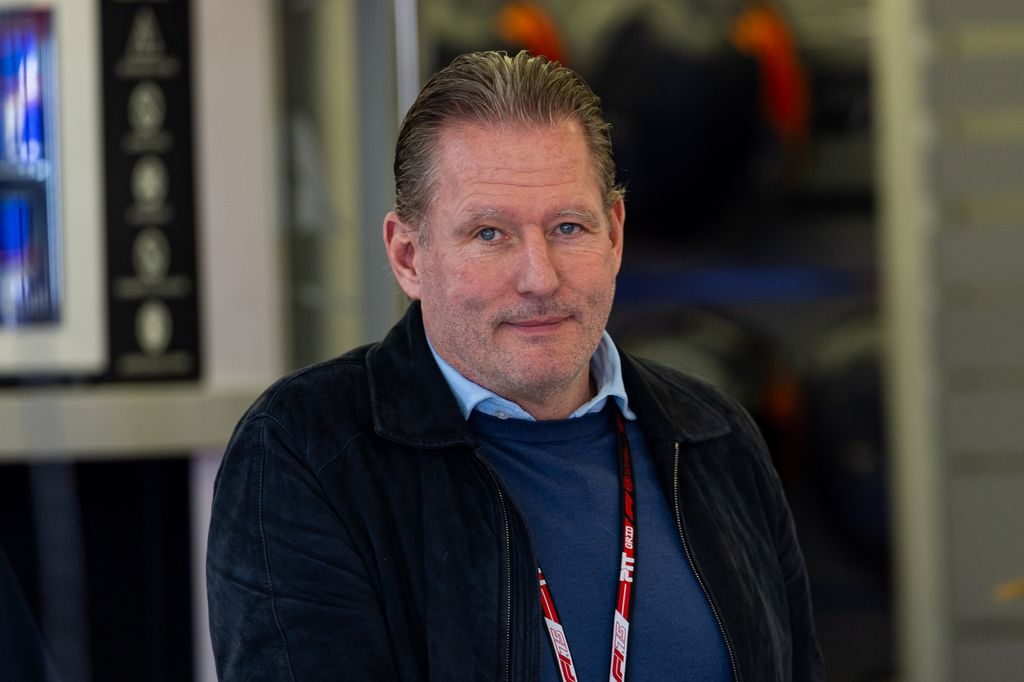 Jos Verstappen with a blank expression