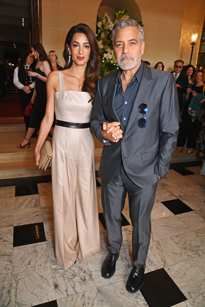Amal Clooney and George Clooney at The Prince's Trust Awards