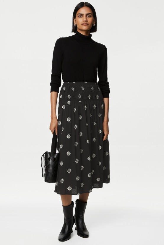 7 flattering midi skirts for summer: Floral skirts to satin styles ...