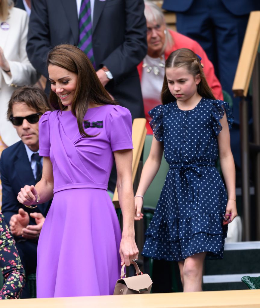 Princess Charlotte looked so much like her mother at Wimbledon last year