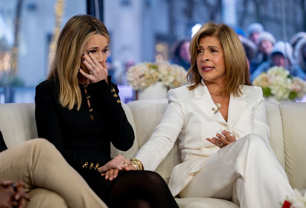 Hoda Kotb in the Today Show studios 