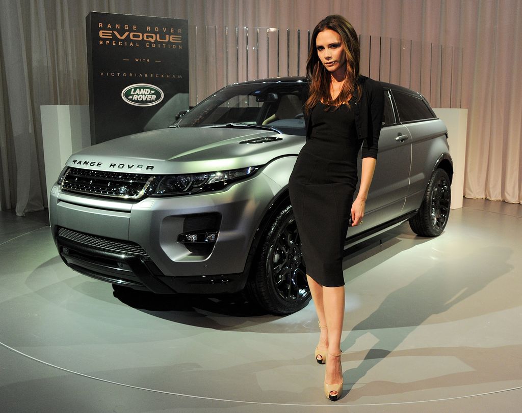 Victoria Beckham launches her Range Rover Evoque Special Edition in Beijing, 2012