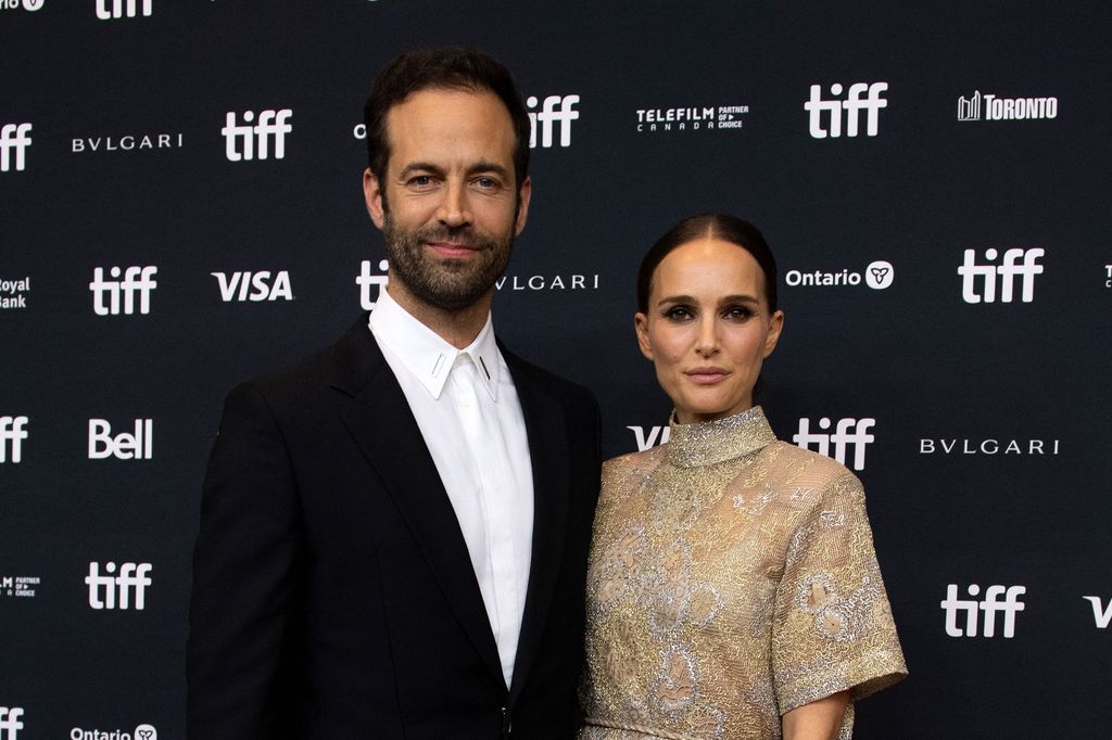 Director Benjamin Millepied (L) and actress Natalie Portman attend the red carpet for the premiere of Carmen during the 2022 Toronto International Film Festival at at Tiff Bell Lightbox on September 11, 2022 in Toronto, Canada. (Photo by VALERIE MACON / AFP) (Photo by VALERIE MACON/AFP via Getty Images)