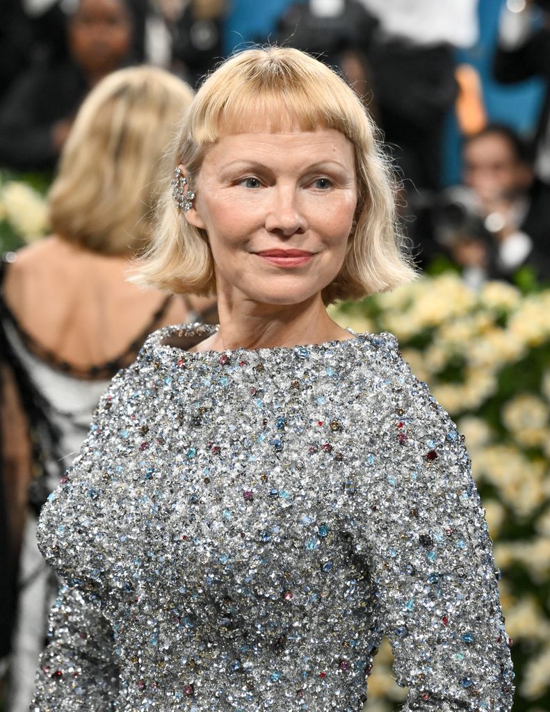 Pamela Anderson at the 2025 Met Gala