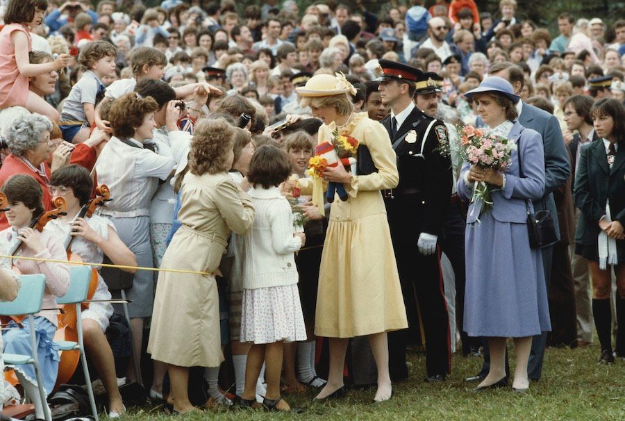Princess Diana in Saint John, New Brunswick in 1983