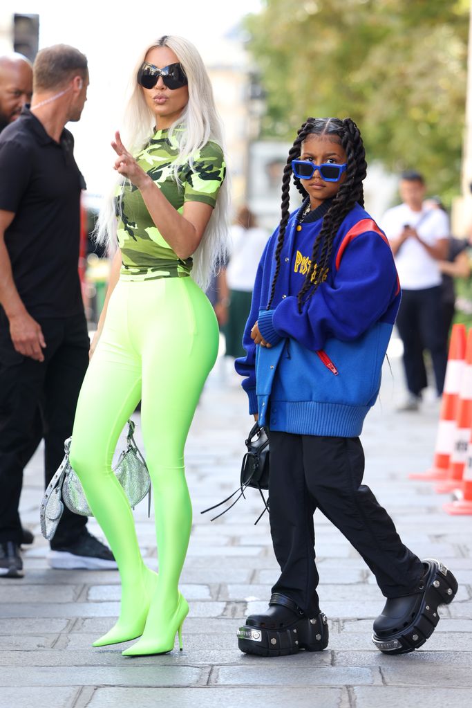 North West, 10, poses with her $1.6K Dior bag alongside mom Kim Kardashian