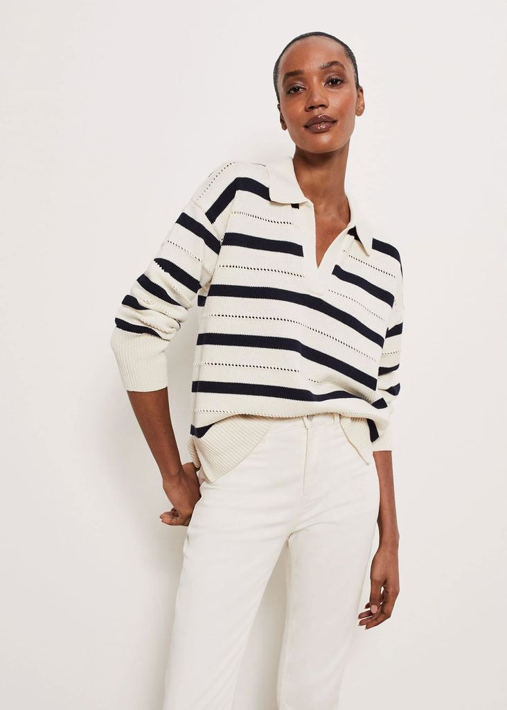 The collared striped sweater is trending right now - shop our ...