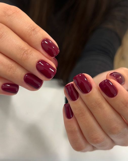 cherry nails for brides