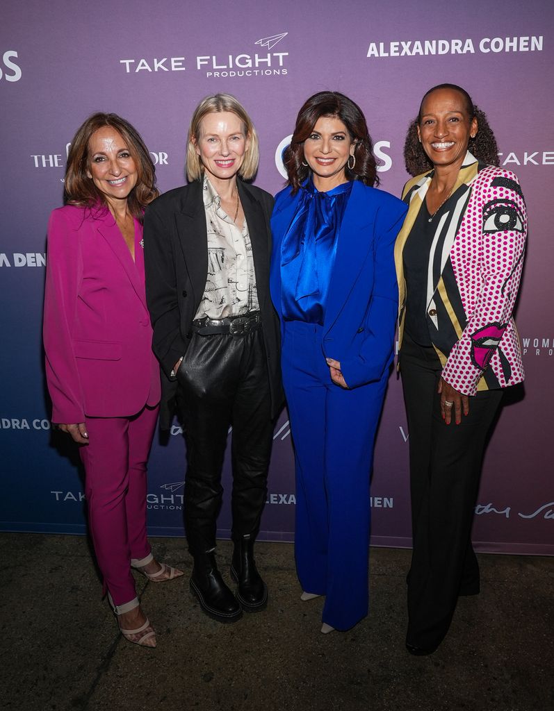 Naomi and Tamsen are joined by TV producers Joanna Lamarca Mathisen and Denise Pines at The M Factor screening in New York 