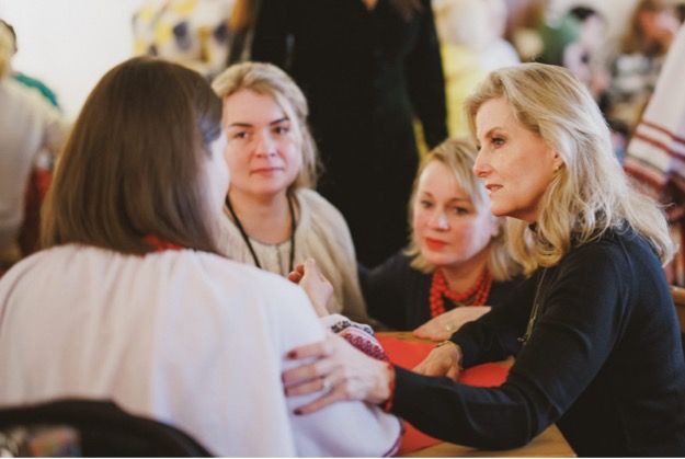 The Duchess of Edinburgh hears moving stories from Ukrainian refugees at The Lighthouse