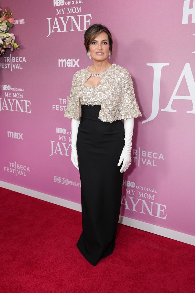 Mariska Hargitay attends the "My Mom Jayne: A Film By Mariska Hargitay" premiere during the 2025 Tribeca Festival at Carnegie Hall on June 13, 2025