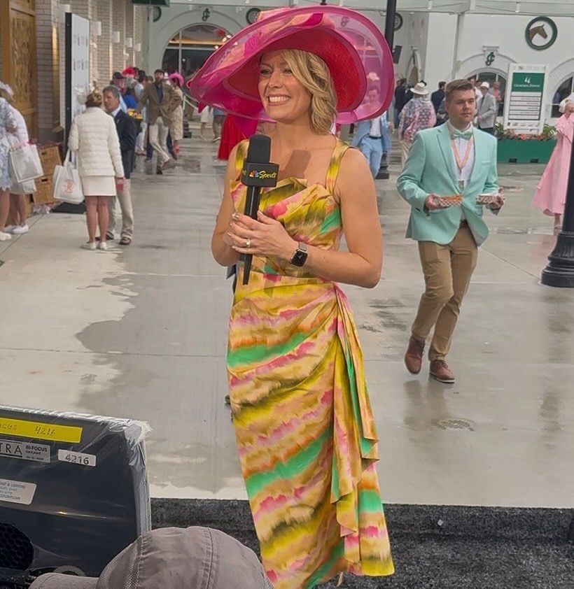 Dylan dreyer hosting the kentucky derby 