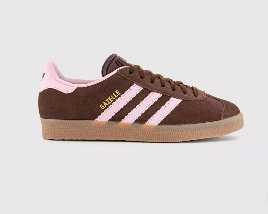 Adidas Gazelle Trainers In Auburn Pink Gum