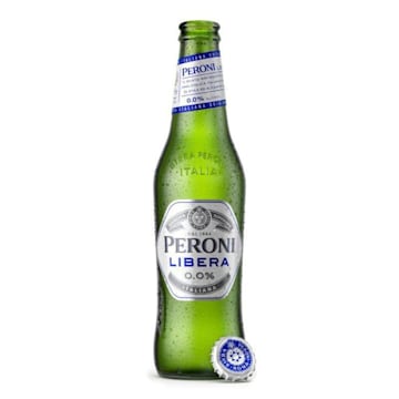 Peroni Libera 0.0 per cent no alcohol beer 