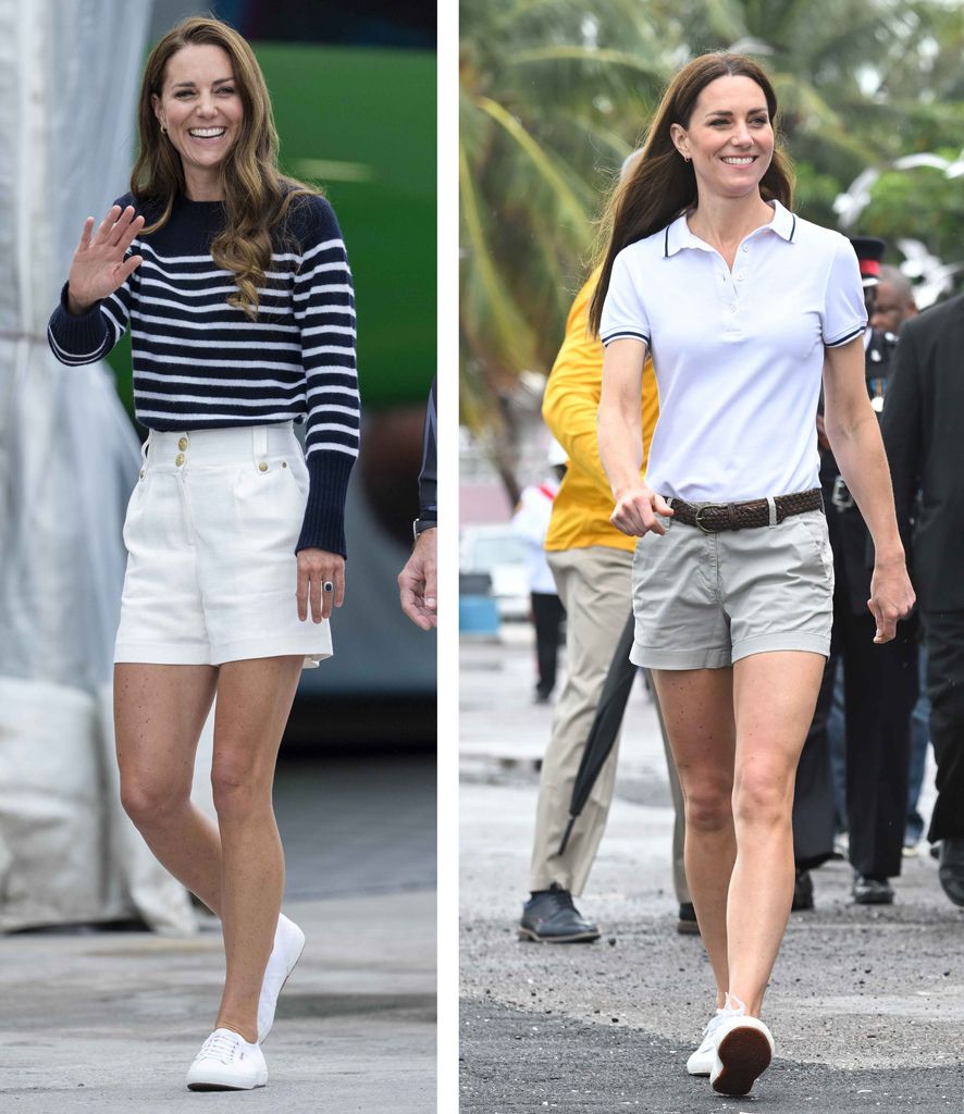 Princess Kate wearing Superga