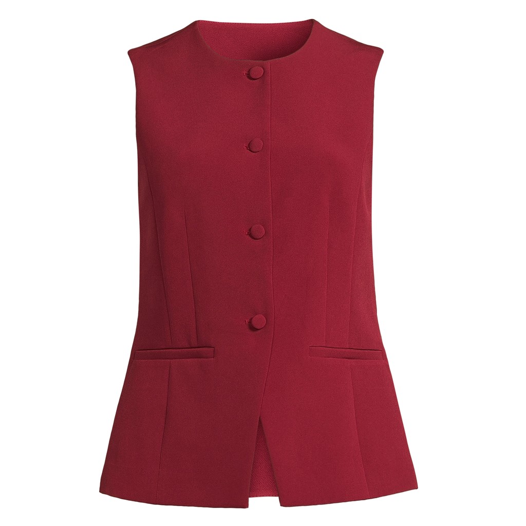 burgundy waistcoat