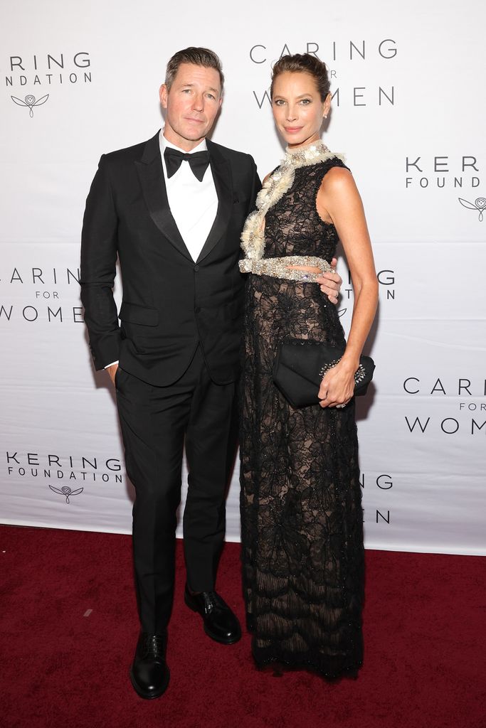Ed and Christy attend the Kering Foundation's Caring for Women Dinner in 2022