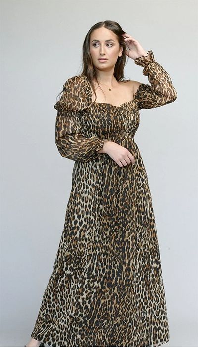 vogue williams leopard print dress the pod