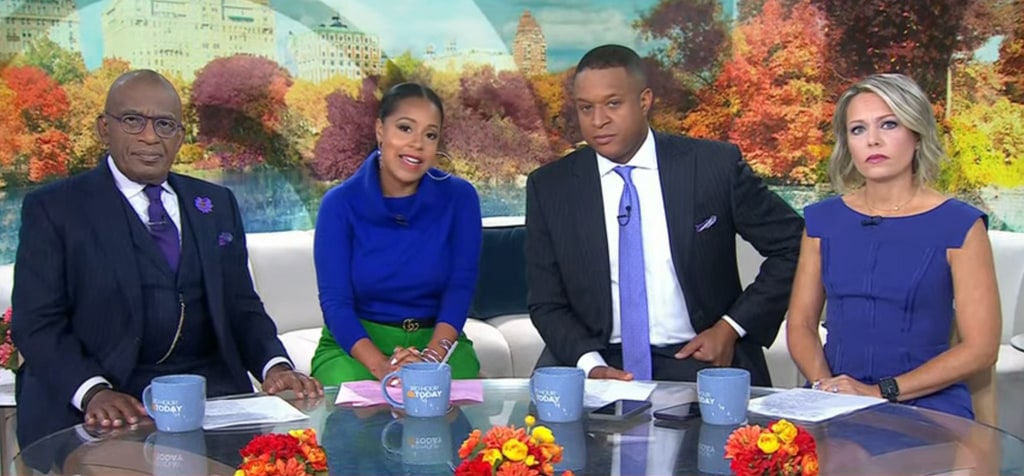 Dylan Dreyer with her Today co-stars Al Roker, Sheinelle Jones and Craig Melvin