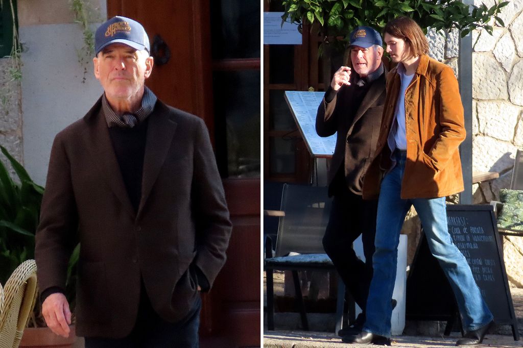 Dylan Brosnan and Pierce Brosnan