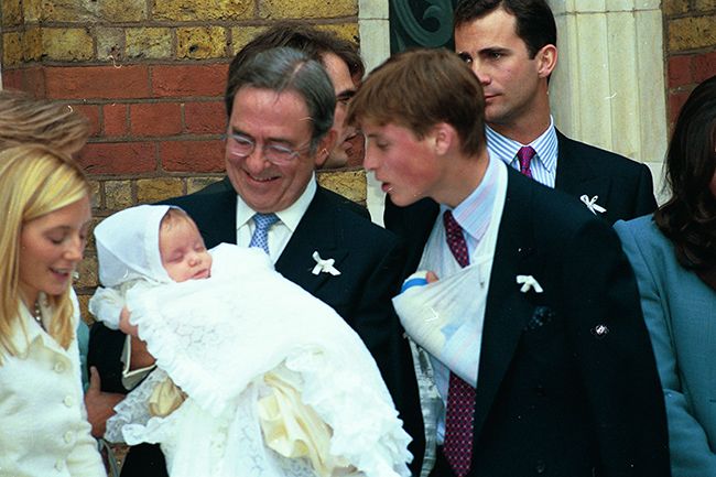 prince william at christening of godson prince constantine alexios of greece