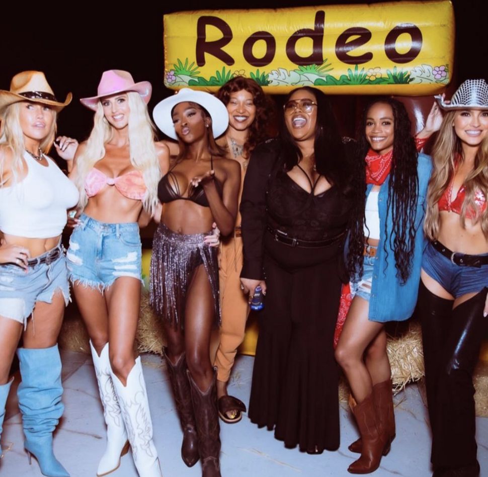 The Selling Sunset stars has fun at the rodeo themed party