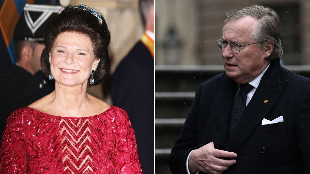 Prince Jean and Princess Margaretha of Luxembourg split image