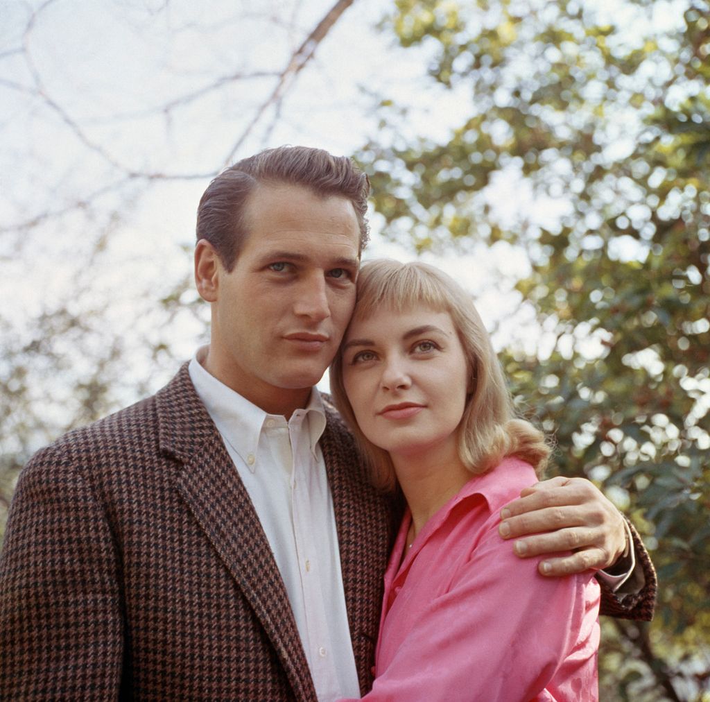 American actor Paul Newman and wife actress Joanne Woodward