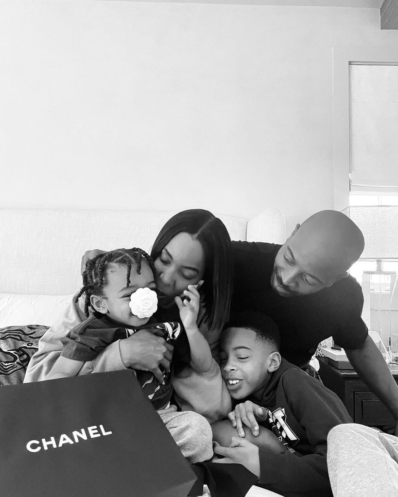 kelly rowland with husband and sons