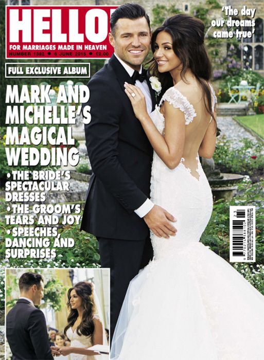 michelle keegan wedding cover hello