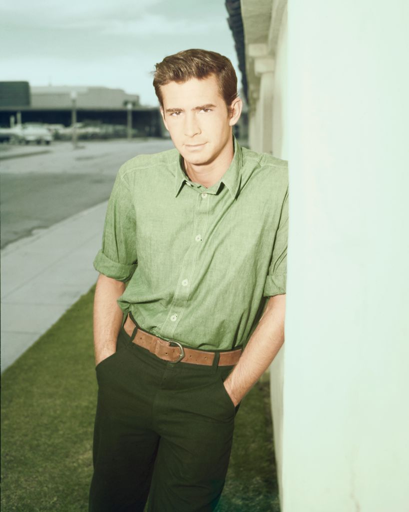 American actor Anthony Perkins 