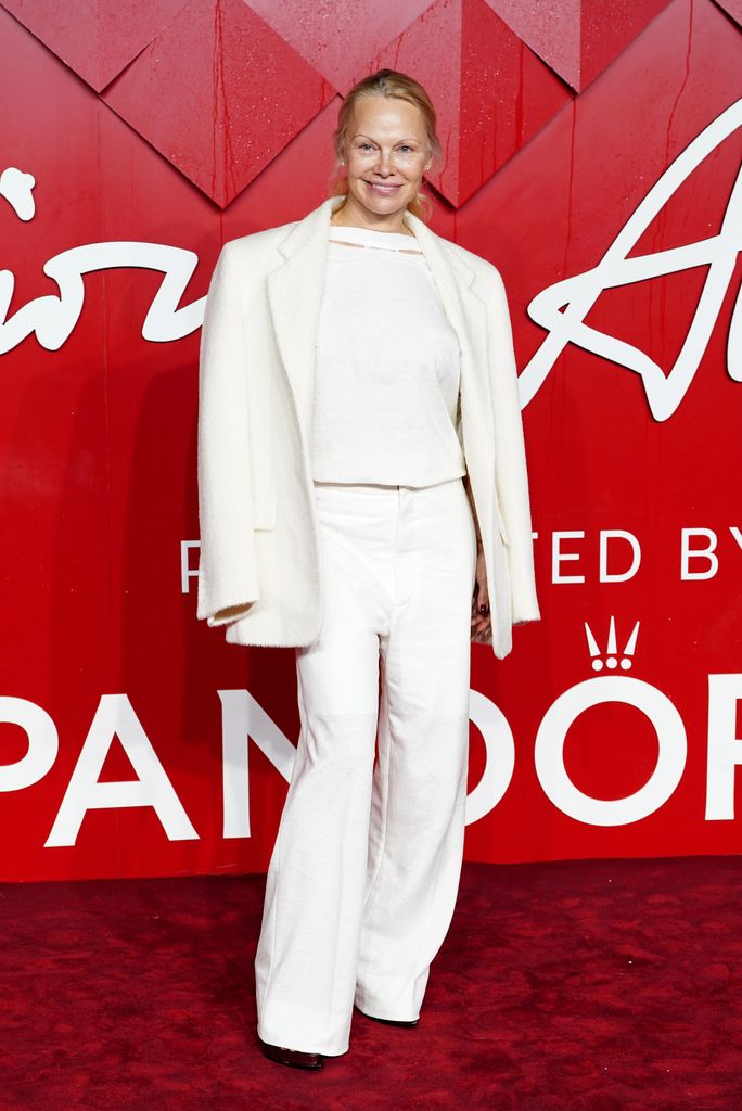 Pamela Anderson attending the Fashion Awards 2023 presented by Pandora held at the Royal Albert Hall, Kensington Gore, London. Picture date: Monday December 4, 2023
