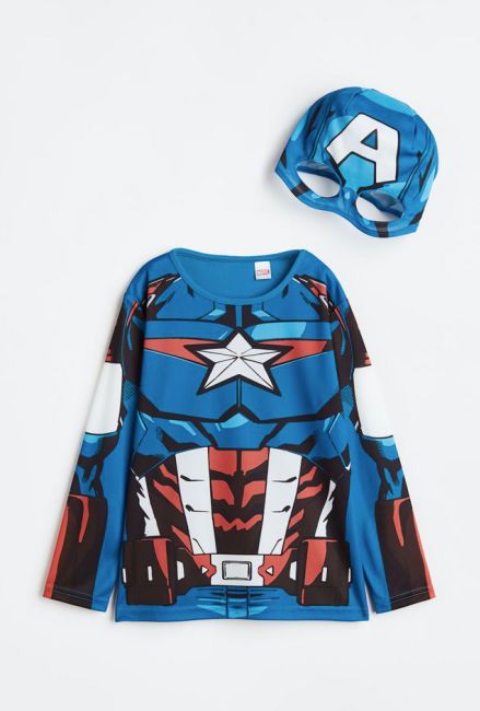 disney 100 x hm kids superhero shirt and mask