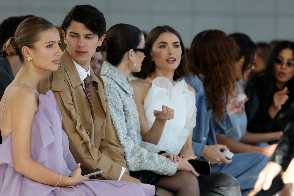 couple at fashion show 