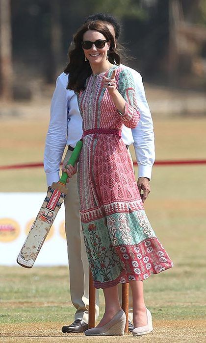 Kate Middleton adds personal touch to her Anita Dongre maxi dress to make it her own HELLO